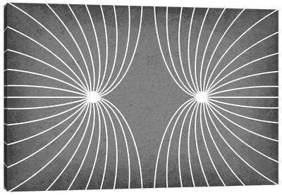 Electric Field With Like Charges Canvas Art Print - GetYourNerdOn