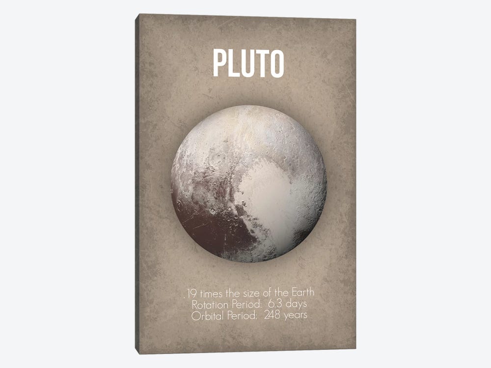 Pluto by GetYourNerdOn 1-piece Art Print