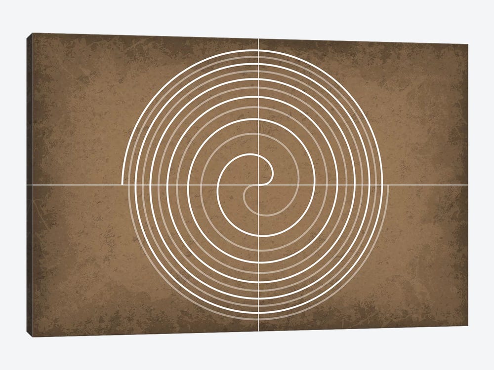 Fermat's Spiral by GetYourNerdOn 1-piece Canvas Art