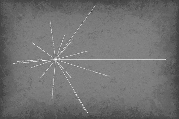 Science: Pulsar Map by GetYourNerdOn