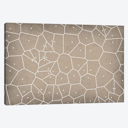 Voronoi Diagram Canvas Print #GYO128} by GetYourNerdOn Art Print
