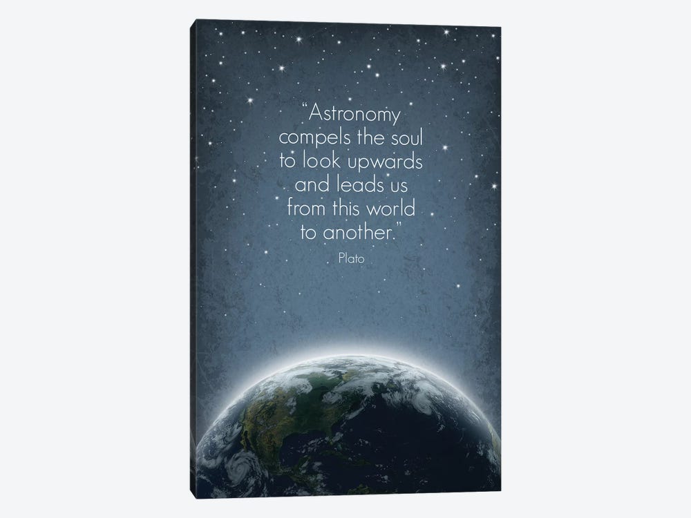 Plato Astronomy Quote by GetYourNerdOn 1-piece Art Print