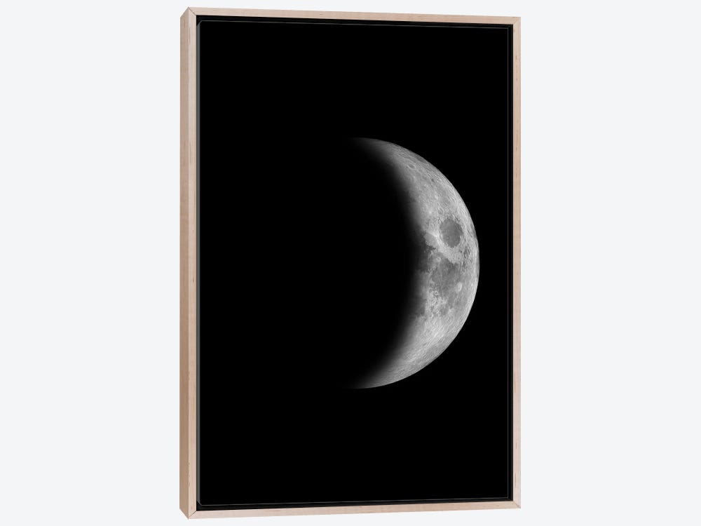 Framed Canvas Print - Natural Wood Floating Frame - Small - 12×18, 2