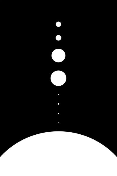 Kids Map Art: Planets to Scale I by GetYourNerdOn