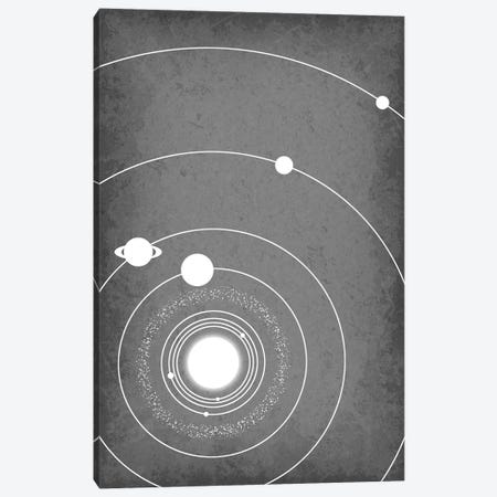 Minimalist Solar System III Canvas Print #GYO155} by GetYourNerdOn Canvas Art Print