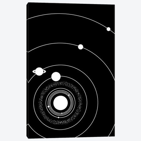 Minimalist Solar System I Canvas Print #GYO156} by GetYourNerdOn Art Print