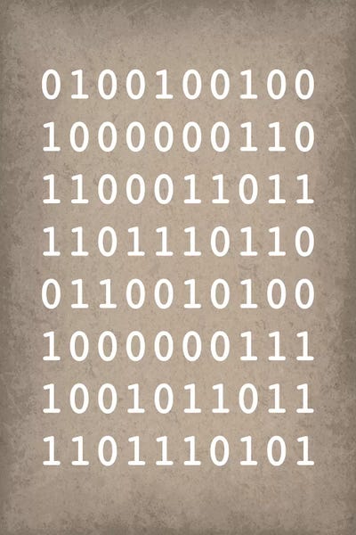 Inspirational Office: Binary Code "I love you" by GetYourNerdOn