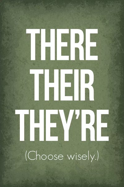 Office Humor: There Their They're by GetYourNerdOn