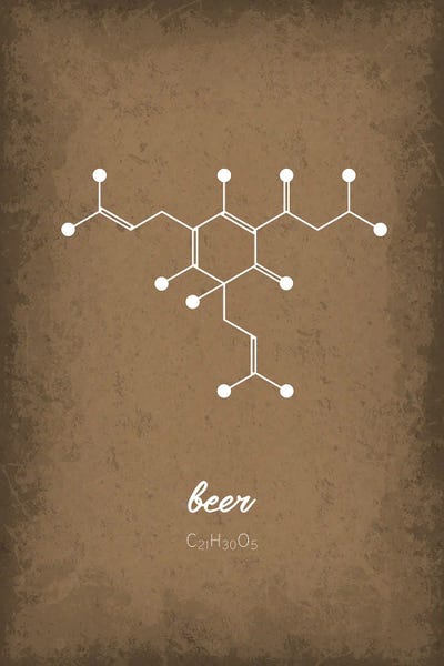 Chemistry: Beer Molecule by GetYourNerdOn