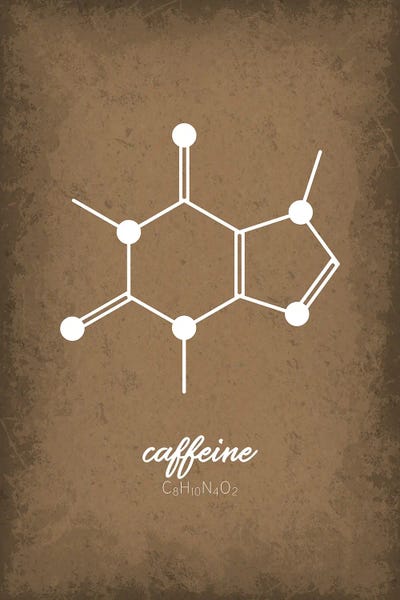 Chemistry: Caffeine Molecule by GetYourNerdOn