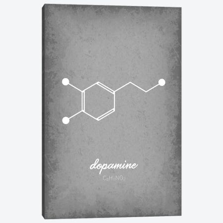 Dopamine Molecule Canvas Print #GYO197} by GetYourNerdOn Art Print