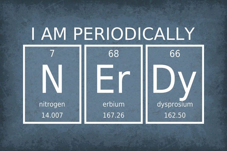 I Am Periodically Nerdy