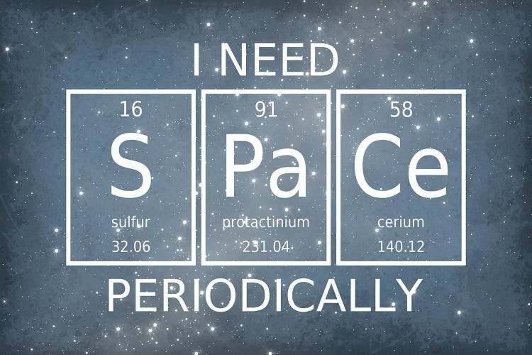 I Need Space Periodically