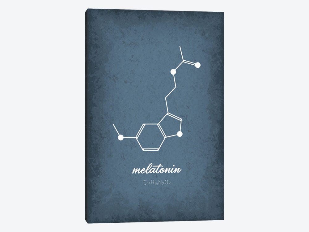 Melatonin Molecule by GetYourNerdOn 1-piece Art Print