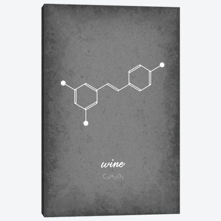 Wine Molecule Canvas Print #GYO225} by GetYourNerdOn Canvas Print