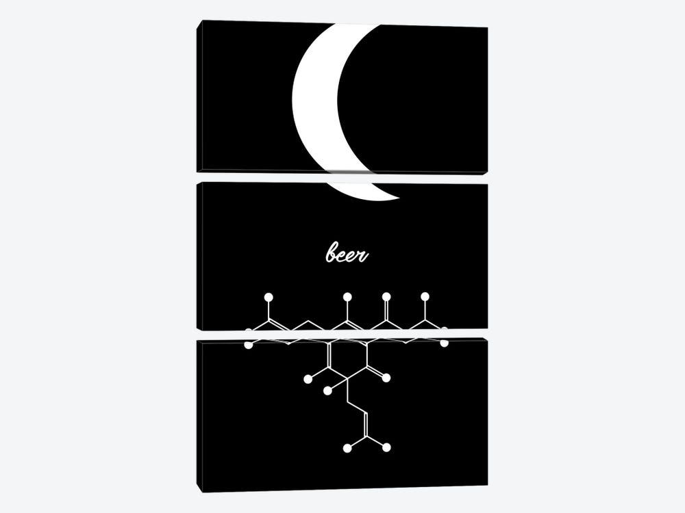 Am Pm Molecules - Beer by GetYourNerdOn 3-piece Art Print
