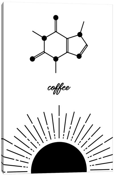 Am Pm Molecules - Coffee Canvas Art Print - Drink & Beverage Art