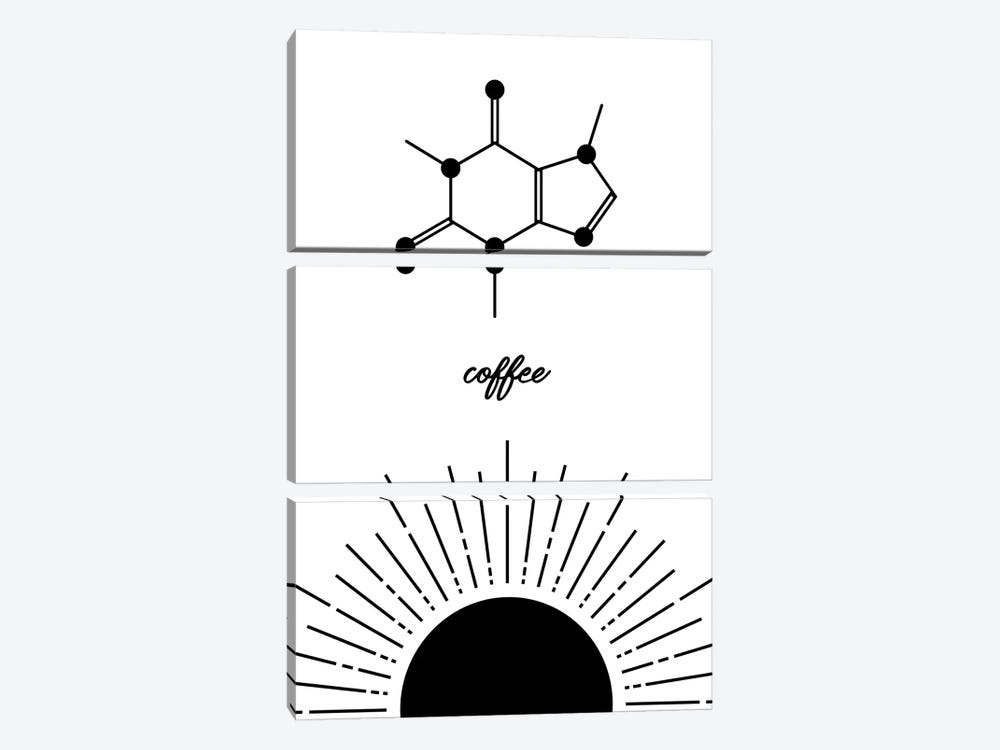 Am Pm Molecules - Coffee by GetYourNerdOn 3-piece Art Print