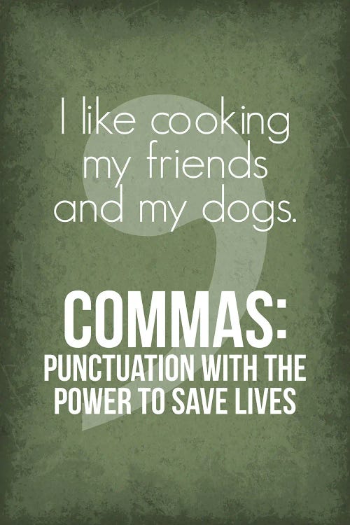 Commas Save Lives