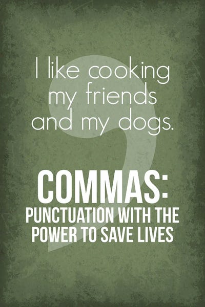 Reading: Commas Save Lives by GetYourNerdOn