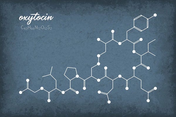 GetYourNerdOn: Oxytocin Molecule II by GetYourNerdOn