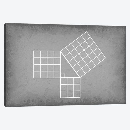 Pythagorean Theorem Canvas Print #GYO251} by GetYourNerdOn Canvas Print