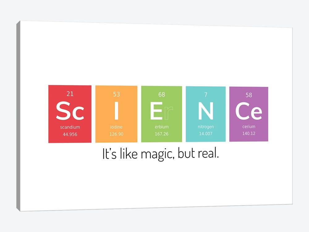 Science - It's Like Magic But Real by GetYourNerdOn 1-piece Art Print