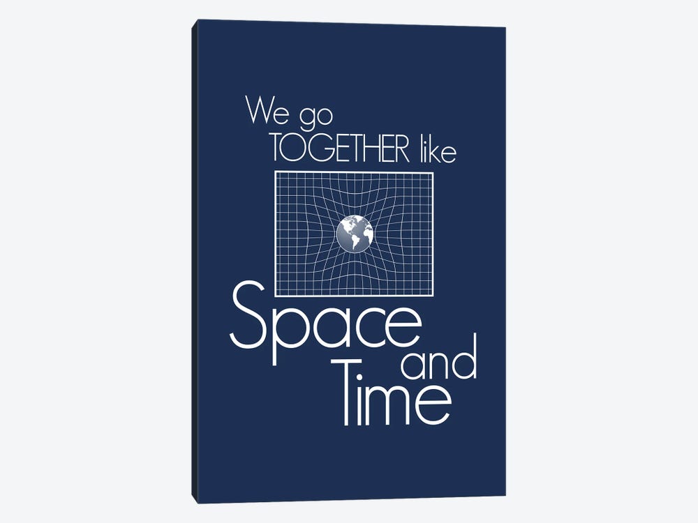 We Go Together Like Space And Time I by GetYourNerdOn 1-piece Canvas Art Print