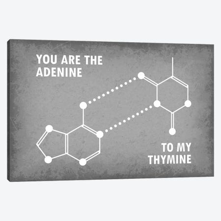 You Are The Adenine To My Thymine Canvas Print #GYO259} by GetYourNerdOn Canvas Print
