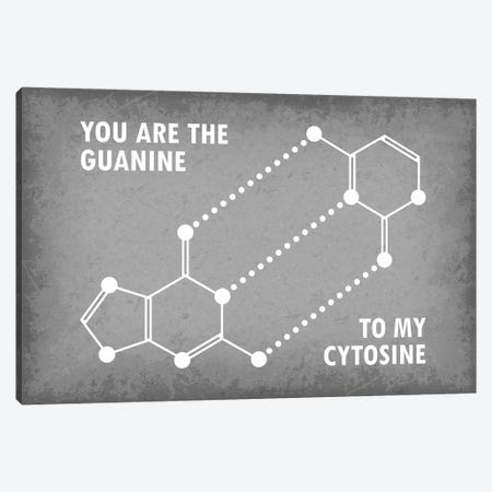 You Are The Guanine To My Cytosine Canvas Print #GYO260} by GetYourNerdOn Canvas Artwork