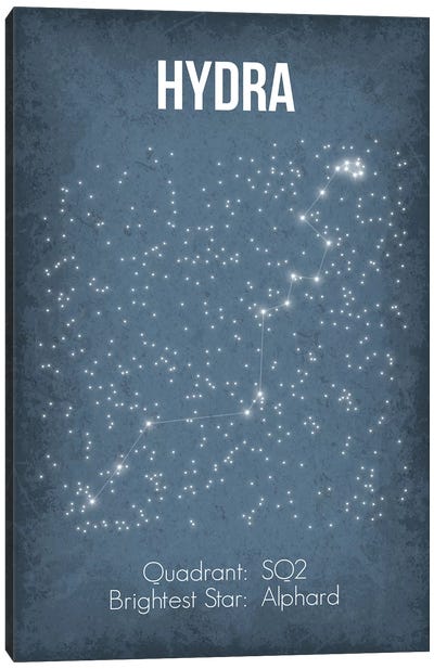 Hydra Canvas Art Print - Constellation Art