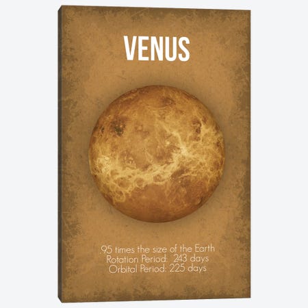 Venus Canvas Print #GYO2} by GetYourNerdOn Canvas Wall Art