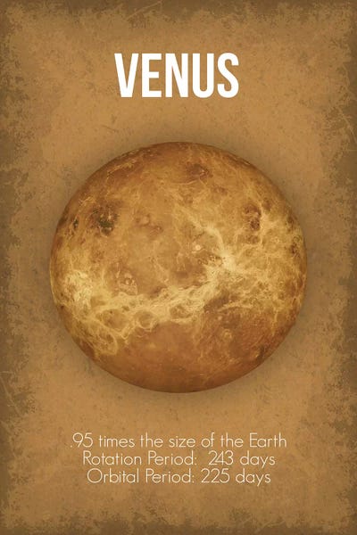Kids Educational Art: Venus by GetYourNerdOn
