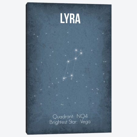 Lyra Canvas Print #GYO31} by GetYourNerdOn Canvas Artwork