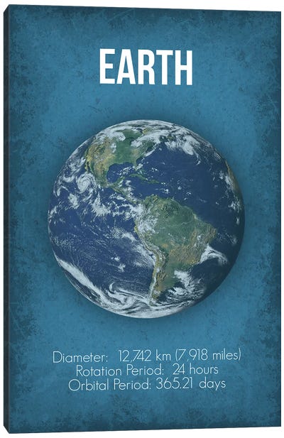 Earth Canvas Art Print - Middle School