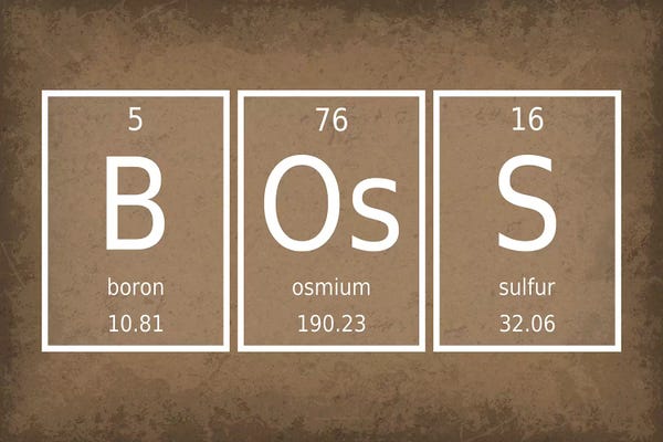 Chemistry: Boss by GetYourNerdOn