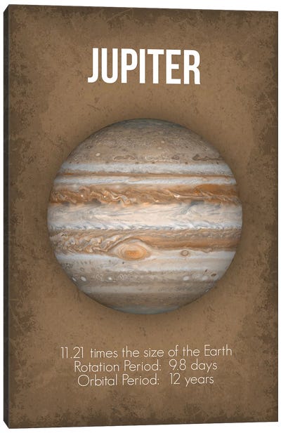 Jupiter Canvas Art Print - Jupiter Art