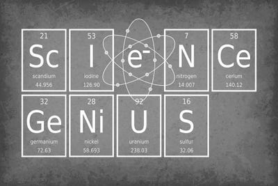 Science Genius by GetYourNerdOn art print