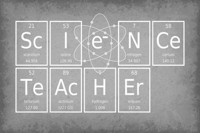 Science Teacher by GetYourNerdOn canvas print