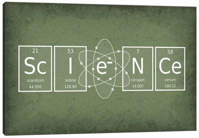 Science Canvas Art Print - Sophisticated Dad