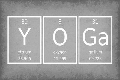 Yoga by GetYourNerdOn metal wall art