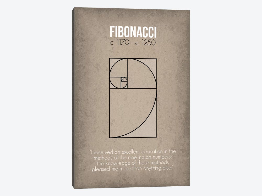 Fibonacci by GetYourNerdOn 1-piece Art Print