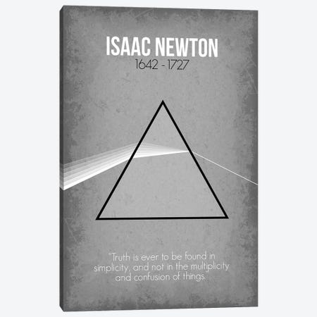 Isaac Newton Canvas Print #GYO76} by GetYourNerdOn Canvas Print