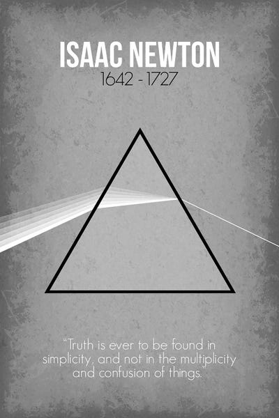 Physics: Isaac Newton by GetYourNerdOn