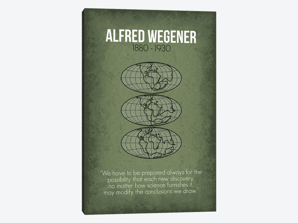 Alfred Wegener by GetYourNerdOn 1-piece Art Print