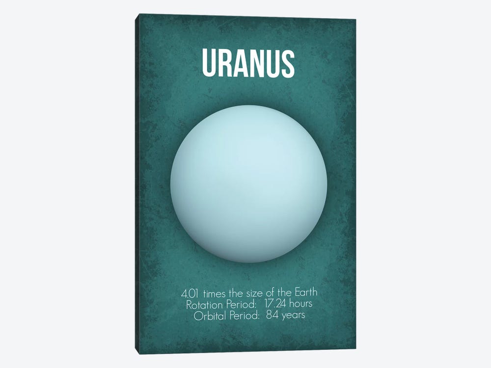 Uranus by GetYourNerdOn 1-piece Canvas Art