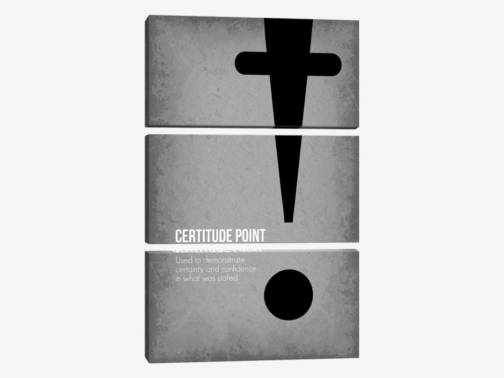Certitude Point by GetYourNerdOn 3-piece Canvas Print