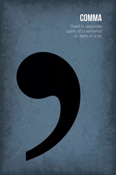 Punctuation: Comma by GetYourNerdOn