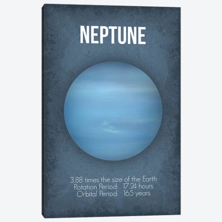 Neptune Canvas Print #GYO8} by GetYourNerdOn Canvas Art