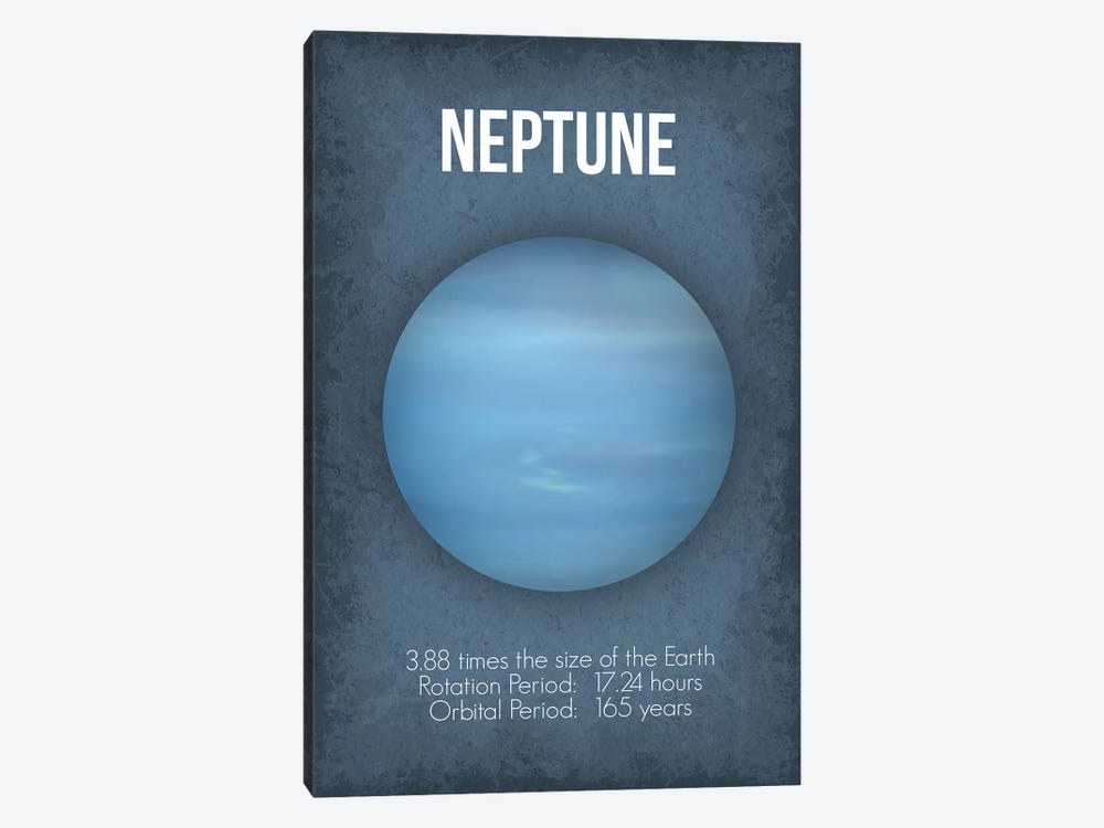 Neptune by GetYourNerdOn 1-piece Canvas Art Print